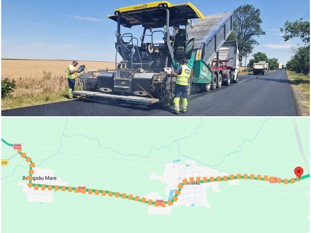 Lucrări pe DN 59A între Timișoara și Beregsău Mare. Șoferii, atenționați asupra restricțiilor de trafic
