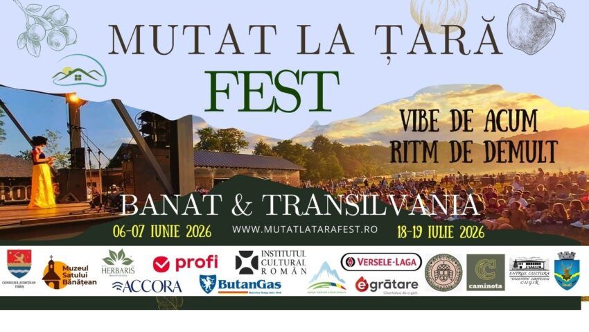 Mutat la Țară Fest ajunge la Muzeul Satului Bănățean, pe 6 și 7 iunie 2026