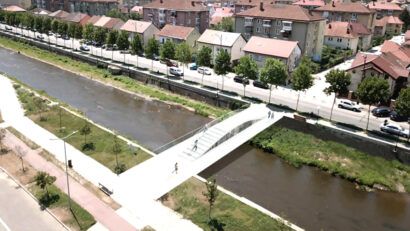 Reşiţa: Lucrări accelerate la podurile și pasarelele peste Bârzava