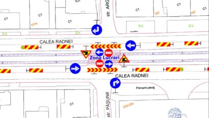 Restricții de trafic în Arad: circulația închisă la intersecția străzilor Pășunii și Argeș până pe 22 mai 2026