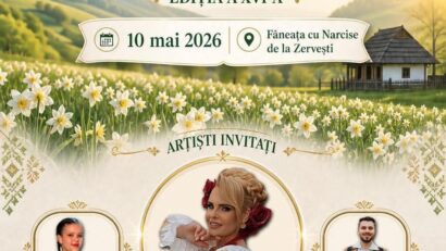 „Sărbătoarea Narciselor” revine la Zervești: ediția a XVI-a, pe 10 mai 2026