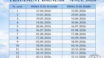 Criterii ce contează la repartizarea biletelor de tratament pentru pensionari