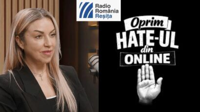 „Stai sigur pe net”: Diana Ciociu, creatoarea paginii „Oprim hate-ul online”, la Radio Reșița – „Hate-ul pare scăpat de sub control”
