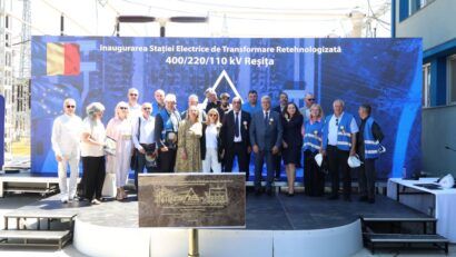 Transelectrica a inaugurat la Reşiţa stația electrică de 400 kV: o investiție de 175,9 milioane lei pentru consolidarea infrastructurii energetice din vestul României