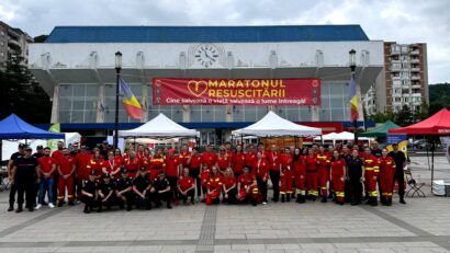 A doua ediţie a Maratonului Resuscitării de la Reșița, un succes: aproape 1.500 de cărășeni au învățat să salveze vieți