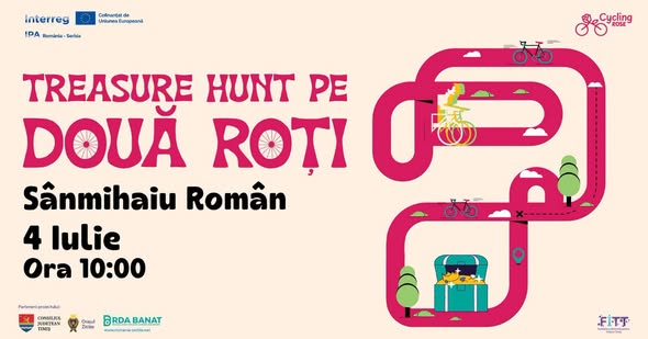 Descoperă Bega pe bicicletă! Vânătoare de comori pe traseul EuroVelo 13, între Sânmihaiu Român și Otelec