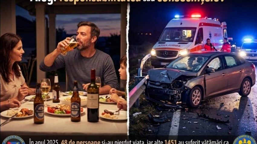 Controale intensificate pe șoselele din Caraș-Severin în cadrul acțiunii ROADPOL „Alcohol & Drugs”