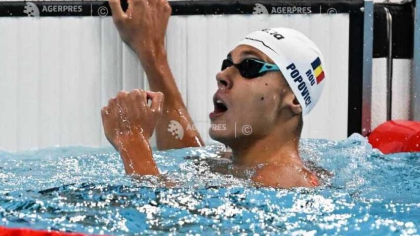 David Popovici, de aur și în proba de 200 m, la Settecoli!