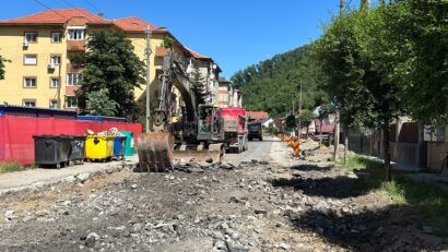 În Reșița s-a deschis și șantierul de pe strada G.A. Petculescu