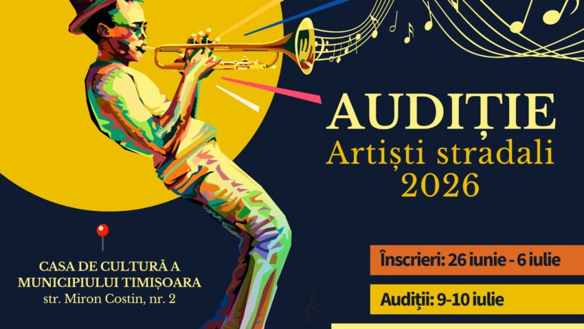 Audiții pentru artiștii stradali la Timișoara. Înscrierile sunt deschise până pe 6 iulie 2026
