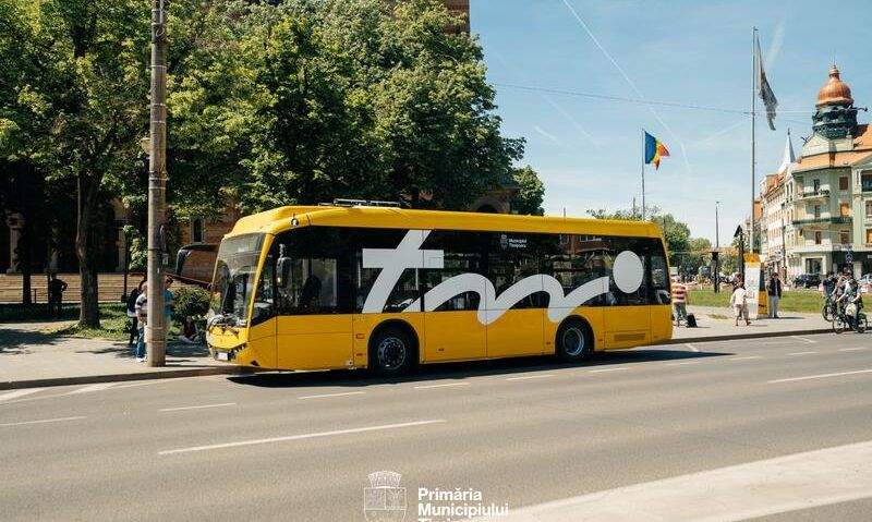 Primele autobuze electrice de mici dimensiuni intră în circulație la Timișoara