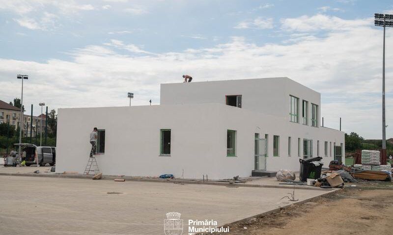 Baza sportivă „Costică Rădulescu” din Timișoara se apropie de finalizare. Primăria pregătește racordarea la rețeaua de gaz