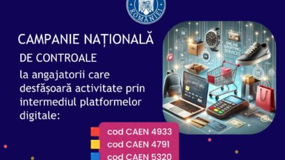 Controale ITM Caraș-Severin la firmele care activează prin platforme digitale: amenzi de peste 170.000 de lei și cazuri de muncă nedeclarată