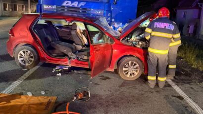 Aproape 50 de intervenții ale pompierilor din Caraș-Severin în doar trei zile. Incendii, accidente rutiere și copaci căzuți pe carosabil
