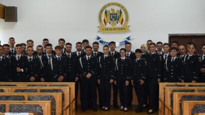 40 de noi agenți de poliție au început activitatea la IPJ Caraș-Severin
