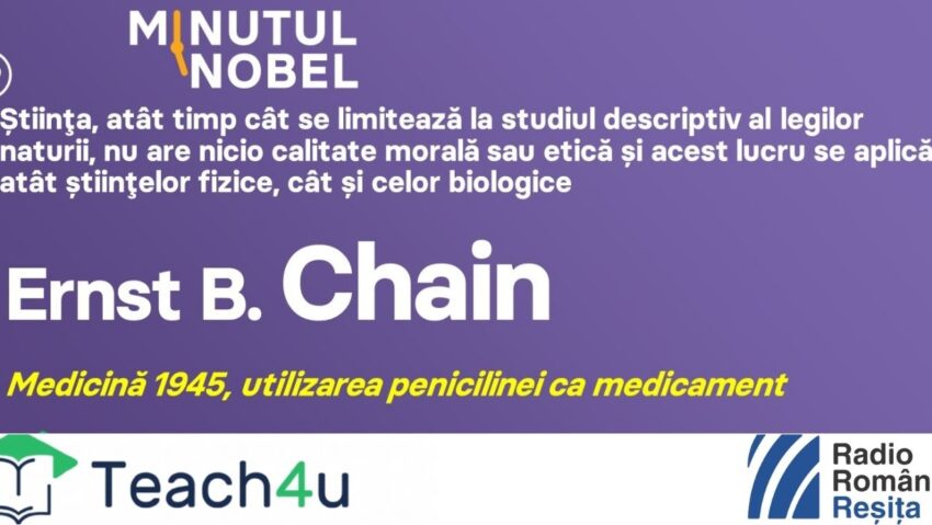 Minutul Nobel – Ernst B. Chain