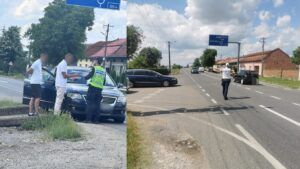 Acțiune rutieră de tip „RELEU” pe DN 6. Polițiștii din Caraș-Severin verifică viteza, alcoolul și drogurile la volan