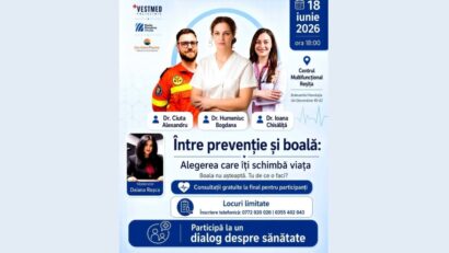 Prevenția începe cu informarea: 3 medici oferă consultații gratuite și sfaturi medicale la Centrul Multifuncţional din Reșița