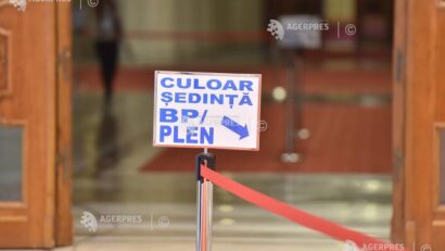 Ședința conducerii Parlamentului pentru învestirea Guvernului Veștea, suspendată după o dispută privind sigla PNL