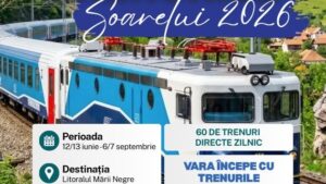 Trenurile Soarelui 2026 au pornit spre litoral. CFR Călători a dat startul vacanțelor la mare