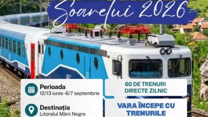 Trenurile Soarelui 2026 au pornit spre litoral. CFR Călători a dat startul vacanțelor la mare