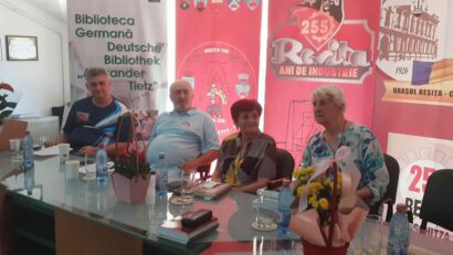 Biblioteca Germană „Alexander Tietz” din Reșița a găzduit lansarea revistei „Reflex” și a volumului de poezie „Silabele iernii”