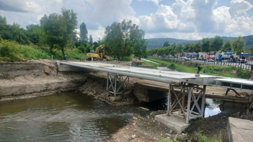 Primul pod metalic peste Bârzava prinde contur la Reșița. Proiectul va conecta promenada, Funicularul și noul Parc Natural din Triaj