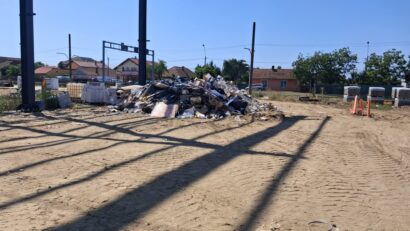 Garda de Mediu a amendat cu 50.000 de lei constructorul noului stadion din Timișoara. Peste 700 de tone de deșeuri, depozitate necorespunzător