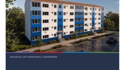 Caransebeș: Blocurile 10B și 1F de pe strada Țarinei vor fi reabilitate energetic printr-o investiție de peste 5,7 milioane de lei