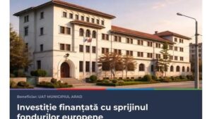 Elevii Colegiului de Arte „Sabin Drăgoi” din Arad revin în clădirea modernizată din această toamnă