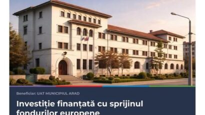 Elevii Colegiului de Arte „Sabin Drăgoi” din Arad revin în clădirea modernizată din această toamnă