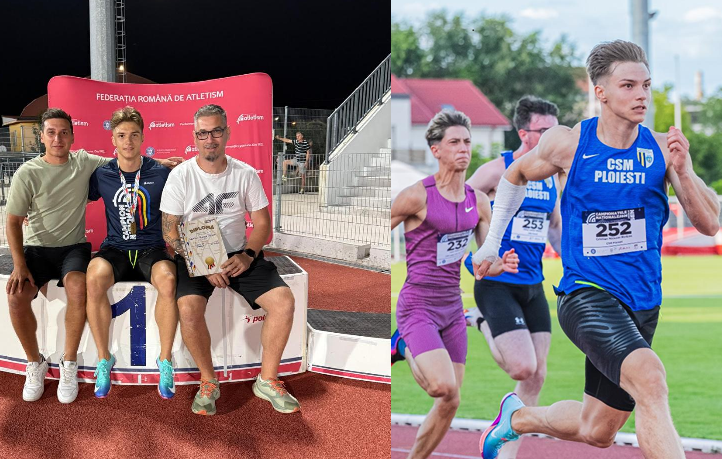 Cristian Roiban, din nou campion național la 100 de metri după un sezon de excepție