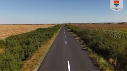 Consiliul Județean Timiș a finalizat lucrările pe DJ 682E. Drum mai sigur între Sânpetru Mare și Igriș