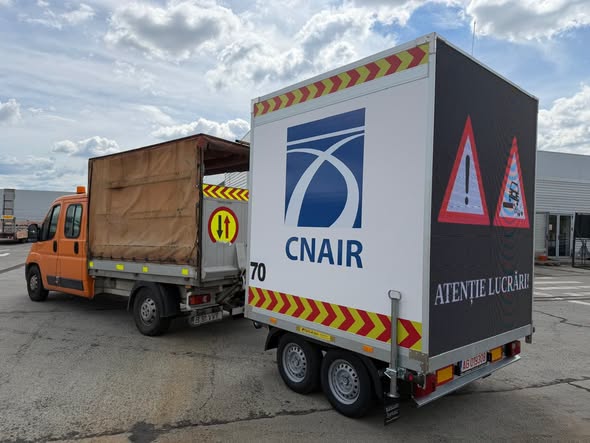 DRDP Timișoara a primit 11 remorci cu panouri LED pentru informarea în timp real a șoferilor. Una va ajunge în Caraş-Severin