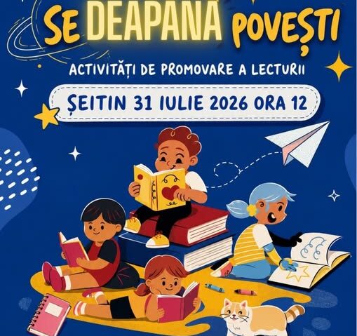 „Se deapănă povești” ajunge la Șeitin. Biblioteca Județeană Arad continuă întâlnirile de vacanță dedicate copiilor