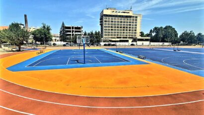 Terenul de sport „Ioan Marconi” din Arad se redeschide după lucrări de mentenanță
