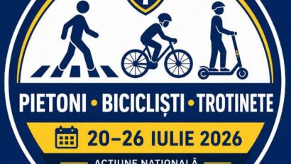 Poliția Caraș-Severin intensifică controalele pentru protejarea pietonilor, bicicliștilor și utilizatorilor de trotinete electrice