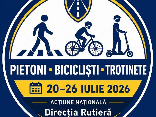 Poliția Caraș-Severin intensifică controalele pentru protejarea pietonilor, bicicliștilor și utilizatorilor de trotinete electrice