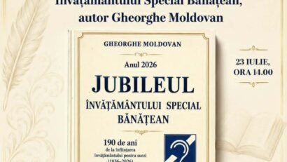Lansare de carte la Caransebeș: „Jubileul Învățământului Special Bănățean”, semnată de Gheorghe Moldovan