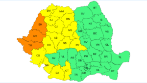 ANM: Cod portocaliu de caniculă în Timiș, Arad și Bihor. Temperaturile vor urca până la 38 de grade