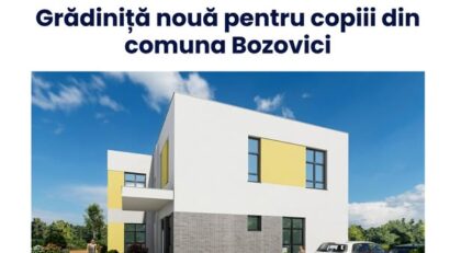 La Bozovici începe construcția unei grădinițe de 1,3 milioane de euro. Investiția este finanțată prin Programul Regional Vest