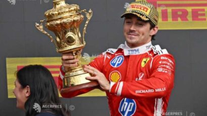 Charles Leclerc a câștigat Grand Prix-ul Marii Britanii de Formula 1. Ferrari, dublă prezență pe podium la Silverstone
