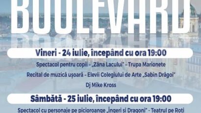 Ultima ediție Open Boulevard din această vară are loc în Arad. Trei zile de promenadă, spectacole și gastronomie în centrul orașului