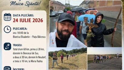 Pelerinajul pe jos la Maria Radna 2026: traseu, program, înscrieri și informații utile