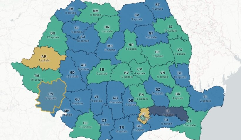 Pacienții pot verifica performanța spitalelor din Caraș-Severin printr-o platformă lansată de CNAS