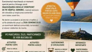 „Semenicul ne adună” – prima ediție a unui eveniment dedicat comunității și turismului montan, pe 1 august