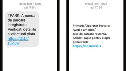 Primăria Arad avertizează asupra unei noi tentative de fraudă cibernetică. SMS-uri false în numele TPARK
