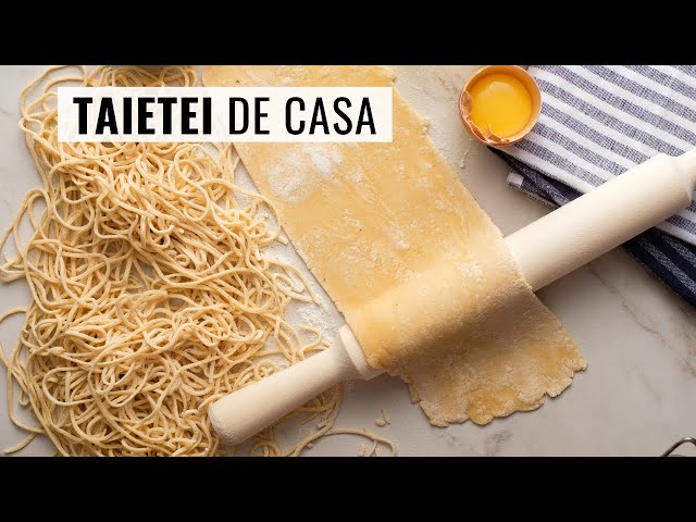 Tăițeii cu ouă au intrat în Registrul Rețetelor Consacrate. Ce înseamnă pentru consumatori și producători?