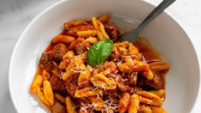 Cavatelli cu „sosul văduvei” – rețeta tradițională din Molise