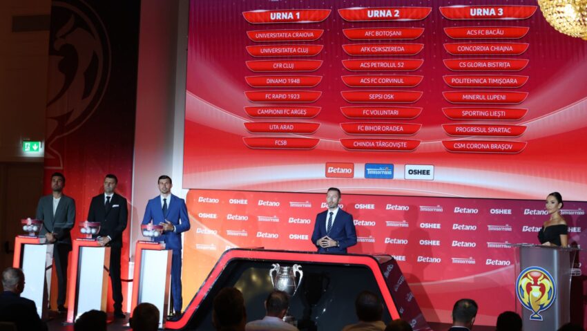 S-au stabilit grupele Cupei României la fotbal. Vesticele se vor înfrunta în grupa A
